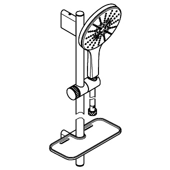 Душевой гарнитур GROHE Rainshower SmartActive 26593000 хром