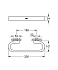 Поручень для ванной GROHE Selection 41064EN0 10,1см серый