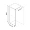 Душевая перегородка Walk In, матовый белый, 90x195, Slide, IDDIS, SLI8WS9i23