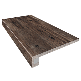 Плитка для ступеней ESTIMA Brigantina BG05_NR/33x120/S1/S5/Riser/BG05_NR/14,5x120 Wenge 120х33смкв.м. неполированная