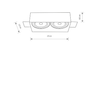 Светильник точечный встраиваемый Nowodvorski Mod Plus 9403 75Вт GU10