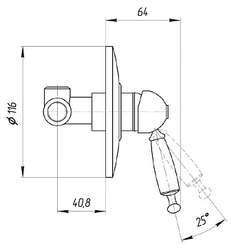 Смеситель для ванны Migliore OXFORD ML.OXF-6330.BI.BR бронза
