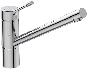 Смеситель для кухни IDEAL STANDARD CERALOOK BC295GN поворотный излив Серебряный Шторм