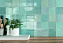Настенная плитка WOW Mestisaje 111346 Mestizaje Zellige Aqua 12,5х12,5см 0,422кв.м. глянцевая
