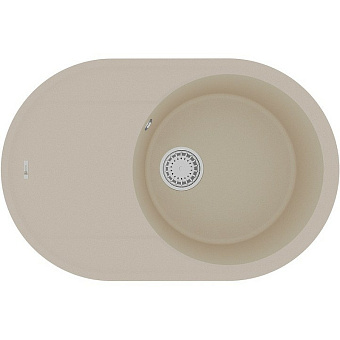 Мойка кухонная LEMARK LACHA 760 9910056 50х76см бежевый