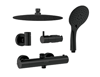 Душевая система CERSANIT BRASKO BLACK 63112 чёрный