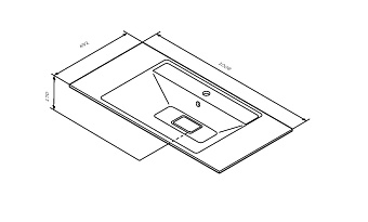 Раковина накладная AM-PM Inspire 2.0 M50AWPX1001WG 100,7х49,2см