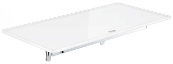 Полка в ванную квадратная GROHE Plus 40954000 1-ярусная 11х22,2см белый