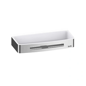 Полка в ванную прямоугольная IDDIS Optima Home SHE10SPi44 1-ярусная 30х12,9см хром