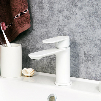 Смеситель для раковины WASSERKRAFT Mindel 8503 белый