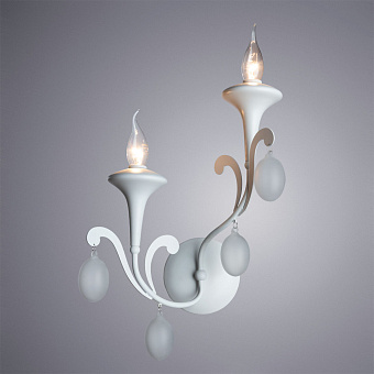 Светильник настенный Arte Lamp MONTMARTRE A3239AP-2WH 40Вт E14