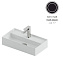 Раковина накладная ArtCeram Scalino SCL006 17 00 50х27см
