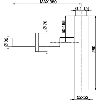 Сифон для раковины Cisal ZA00408021