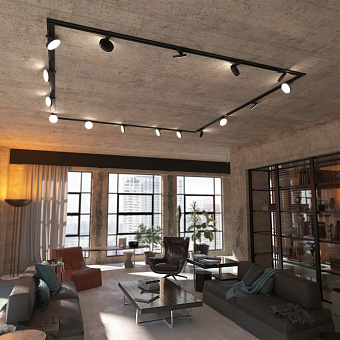 Трековый светильник Elektrostandard Pila a056103 85078/01 12Вт LED чёрный для однофазного трека