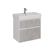 Тумба под раковину напольная LEMARK Combi LM03C80T-Beton 44х74,4х65см