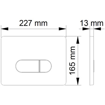 Панель смыва BERGES NOVUM D5 soft touch чёрная