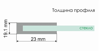 Угловое ограждение WASSERKRAFT Neime 19P03 200х90см стекло прозрачное