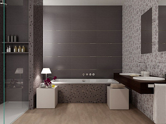 Настенная плитка Atlas Concord Италия Magnifique 8M4T Tabacco Satin 40х80см 1,28кв.м. сатинированная
