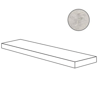 Плитка для ступеней ABK Atlantis PF60006522 Angolare Top Dx Moon Ret 120х32см 0,384кв.м. матовая