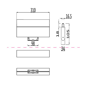 Магнитный трековый светильник Maytoni BASIS TR013-2-20W4K-W 20Вт LED белый