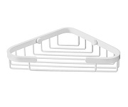 Полка в ванную угловая WASSERKRAFT K-733WHITE 1-ярусная 13х20,3см белый