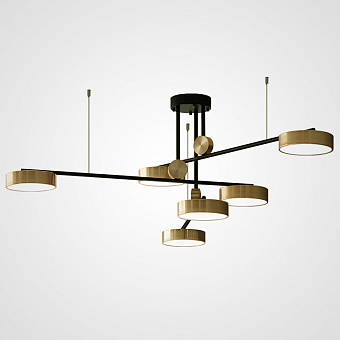 Люстра ImperiumLOFT Technum 102120-26 72Вт 6 лампочек LED