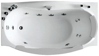 Ванна акриловая Gemy G9072 B L 171х92см пристенная