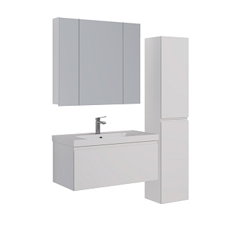 Шкаф зеркальный LEMARK Universal LM100ZS-U 14х100х79см без подсветки