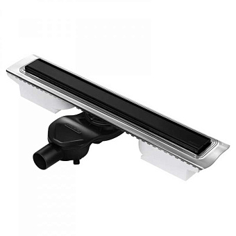 Душевой лоток BERGES 95117 69,5х31,2см боковой сток с решёткой и опорами