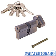 Цилиндр ключ-вертушка APECS Standard 60 Z-C-AB 60мм бронза