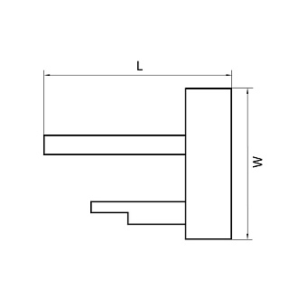Заглушка шинопровода Lightstar 502166 белый для однофазного трека