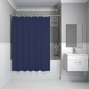 Шторка для ванной IDDIS Promo P40PV11i11 180х180см синий