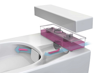 Унитаз подвесной VITRA Metropole 7672B003-1686 безободковый без микролифта
