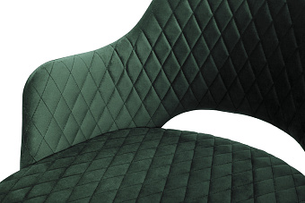 Кухонный стул AERO 54х54х80см велюр/сталь Dark Green