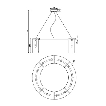 Люстра подвесная Stilfort Frostyle 2155/05/12P 40Вт 12 лампочек E14