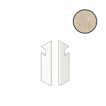 Вставка Atlas Concord Италия Boost Stone A7NY Cream Battiscopa Sag Dx 7,2х30см 0,259кв.м.