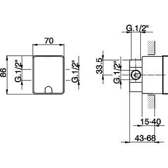 Внутренняя часть смесителя Cisal Complementi ZA01230004