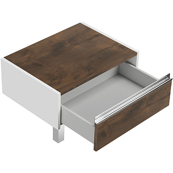 Комод Акватон Капри 1A231003KPDB0 43х55х21,3см таксония тёмная