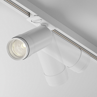Трековый светильник Maytoni Focus Zoom TR021-1-12B3K-Z-D-W 12Вт LED белый для однофазного трека