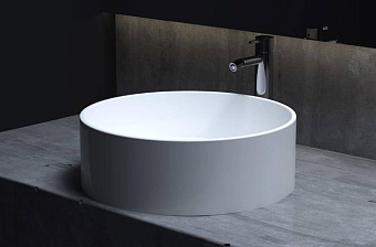 Раковина накладная SALINI ARMONIA 130112SMRF S-Stone матовая 45х45см