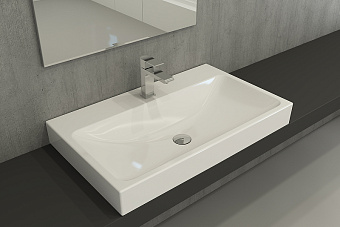 Раковина встраиваемая сверху BERGES Strati 182007 81х48,5см