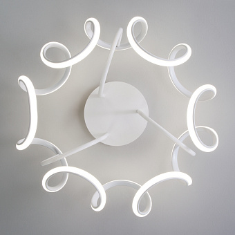 Светильник потолочный Eurosvet Alstroemeria 90238/1 белый 100Вт LED