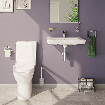Полотенцедержатель VITRA Q-Line A44994 хром 16см