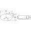 Раковина накладная Abber BEQUEM AC2102MB 60х40,5см