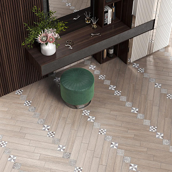 Матовый керамогранит KERAMA MARAZZI Вяз SG400100N бежевый 9,9х40,2см 1,11кв.м.