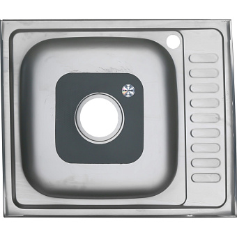 Мойка кухонная MELANA 6050 178t R (*10) 60х50см хром