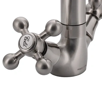 Смеситель для раковины Maxonor MN4719-5 серебристый