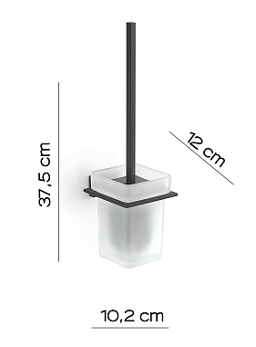 Ёршик Gedy Atena 4433/03(14) чёрный матовый