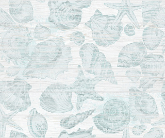 Декор Global Tile Calypso GT 10300000097 голубой 45х50см 0,9кв.м.