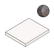 Плитка для ступеней Atlas Concord Италия Marvel Dream APAJ Crystal Beauty Scalino Ang. DX LP 37,5х37,5см 0,141кв.м. лаппатированная